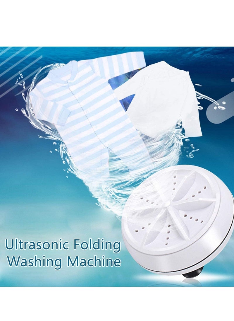 Portable Mini Washing Machine,Turbo Washer & Dishwasher With USb Powered Portable Ultrasonic Turbine Sterilization Removes Dirt For Personal Laundry Travel BUSiness Rv Trip Apartment - Image 3