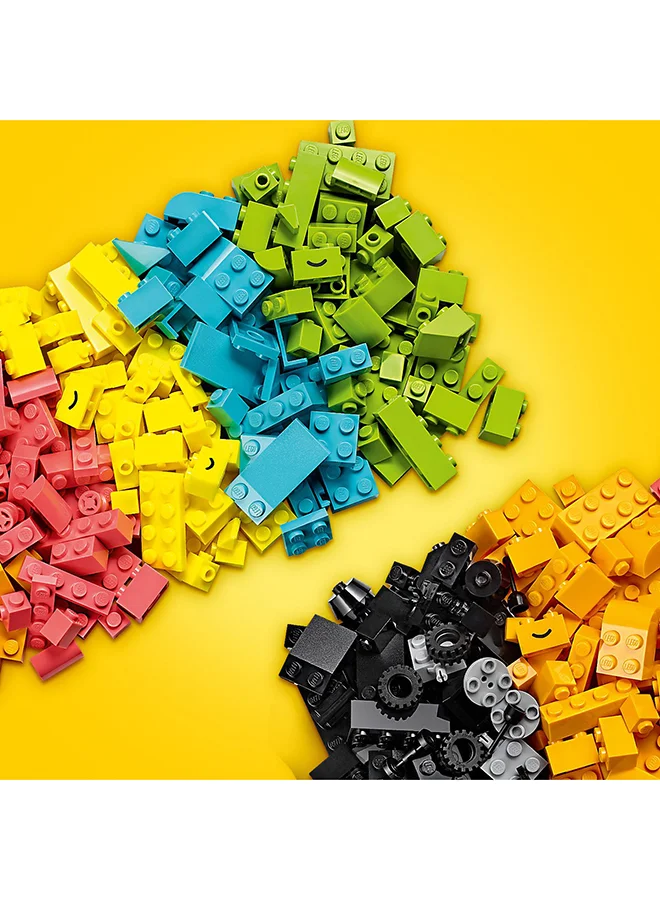 LEGO Classic Creative Neon Fun 11027 Building Toy Set; Kids Use Brightly Colored Pieces to Build a Car, Pineapple, Alien, Roller Skates, a Character of Their Own and More; Imaginative Gift for Ages 5+ (333 Pieces)