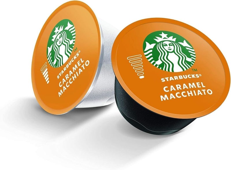 ستاربكس نسكافيه دولتشي جوستو كراميل ماكياتو ١٢ كبسولة قهوة ١٢٧.٨ غرام عبوة من ٣ قطع - Image 5