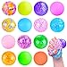 LeeHUR Squishy Stress Balls Squishies for Kids Adults Anxiety Stress Relief Toys Squeeze Balls Bulk Fidget Toys for Party Favors Birthday Gift Goodie Bag Stuffers - Image 2