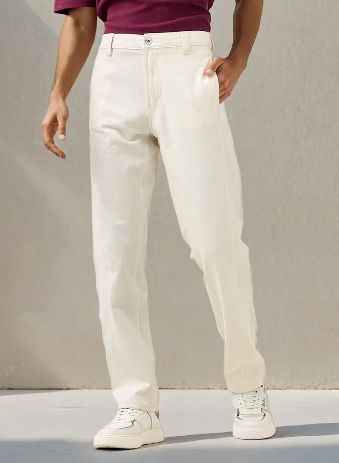 Lee Cooper Straight Fit Jeans with Pockets