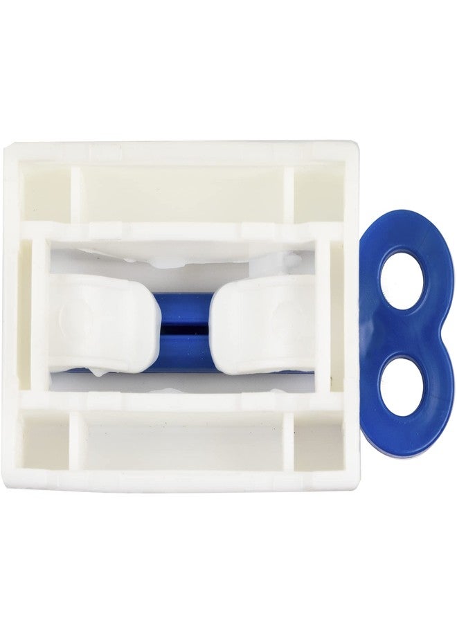 whiteeeen 3pcs Toothpaste Squeezer Dispenser Toothpaste Roller Toothpaste Seat Holder Stand for Bathroom - Image 5