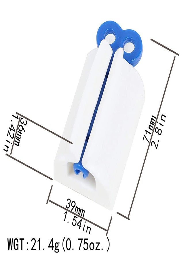 whiteeeen 3pcs Toothpaste Squeezer Dispenser Toothpaste Roller Toothpaste Seat Holder Stand for Bathroom - Image 3