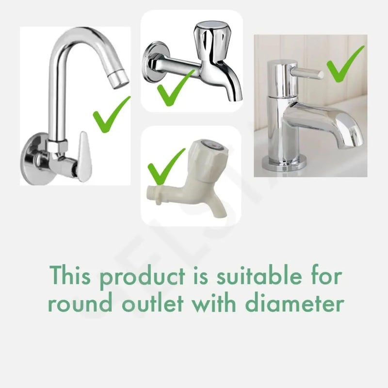 Riziya Brother Riziya Brother 1 Pieces Double Layered Medium Size Cloth Water Filter Tap Covers for Home and Kitchen Multicolour - Image 4