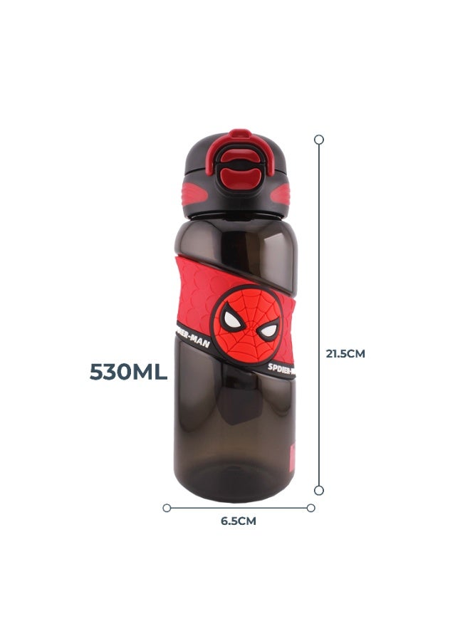 Brain Giggles BrainGiggles Water Bottle for Boys – Leakproof, BPA-Free Kids, Lightweight Tritan Water Bottle with Strap for School Toddler, No Spill - Image 4