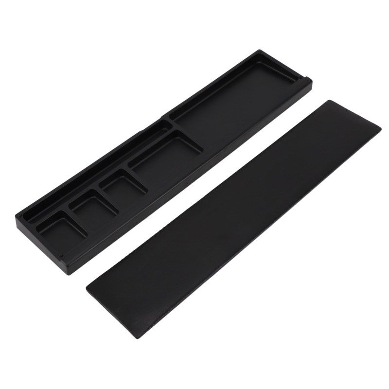 Ergonomic Wrist Rest: Black Anti Slip Soft Memory Foam Pad - Neat Storage Function for Gamers Office Workers Long Hours PC Users - Image 3