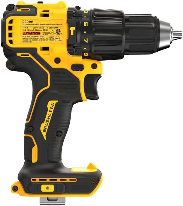DEWALT Dewalt DCD798B 20V MAX Brushless 12 in Cordless Hammer Drill Driver Tool Only  - Image 5