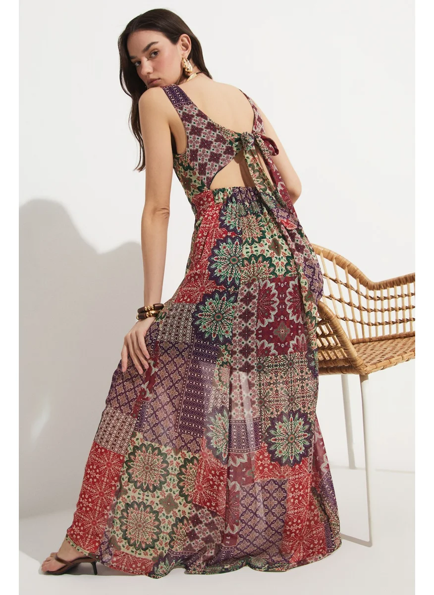 JUNE Patterned Dress