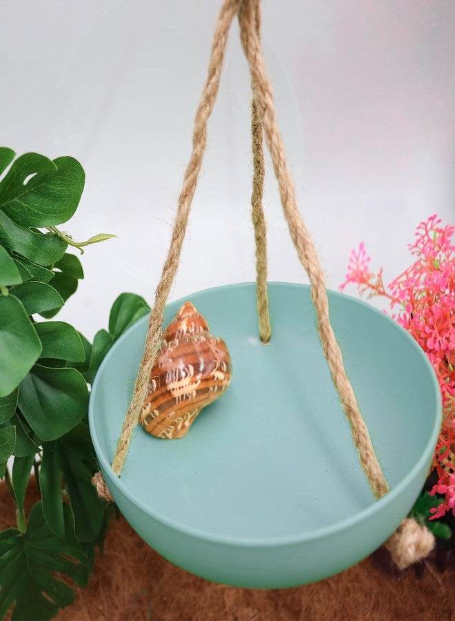 Neeenn Frog Swing Toys, Plastic Reptile Amphibian Climbing Toys, Tank Aquarium Terrarium Decoration Accessories, Suitable for Frog Gecko Lizard Chameleon Hermit Crab (Blue, Small) - Image 4