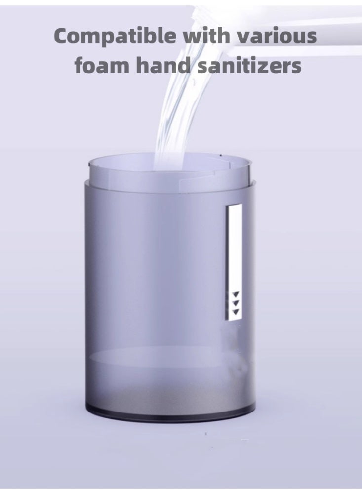 Automatic Induction Washing Phone Wall Mounted Soap Dispenser Charging LED Display Screen Pearl White Sensing Bubbles - Image 5