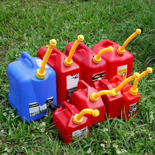 Zoolowua Gas Can Spout Replacement Kit, Gas Can Nozzle Replacement (3 Kit-Yellow) All gaskets are installed and ready to use upon receipt. For 1/2/5/10 gallon gas can. Easy and convenient to use - Image 2