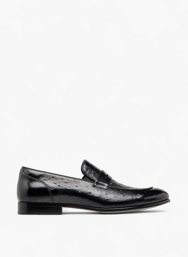 DUCHINI Men Slip-On Leather Loafers