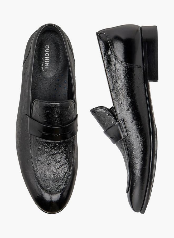 DUCHINI Men Slip-On Leather Loafers - Image 3
