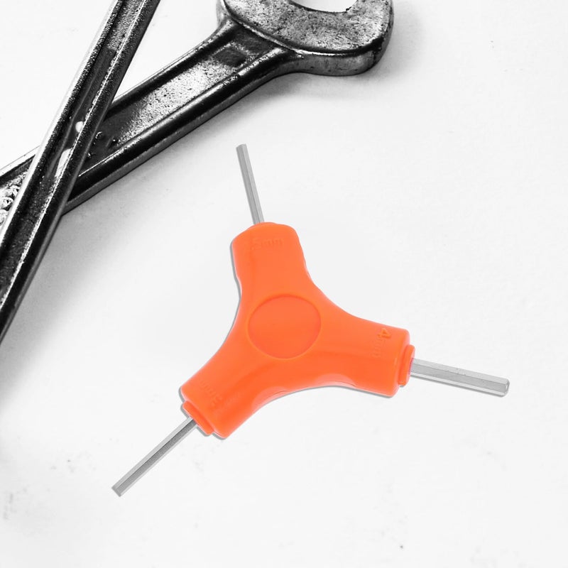 مجموعة مفتاح سداسي 3 في 1 مقاس 2.5 و3 و4 مم، أداة معدنية لصيانة الدراجات ومكيفات الهواء بمقبض مريح - Image 5