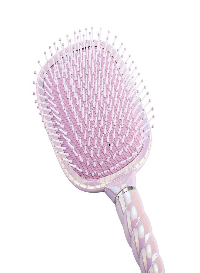 Aethland Paddle Hair Brush, Detangling Brush and Hair Comb Set for Women, for Blow Drying or Straightening Hair - Soft Comfort Bristles, Remove Tangle Hair Brush (Purple) - Image 3