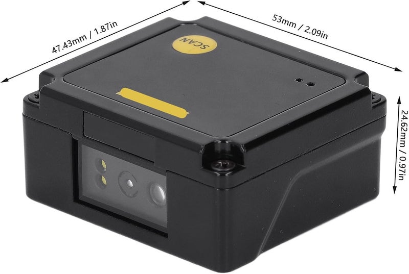 Embedded Fixed Mount Barcode Scanner 1D 2D QR Barcode Reader with 300,000 Resolution USB Interface for Express Station Gate Machine - Image 2