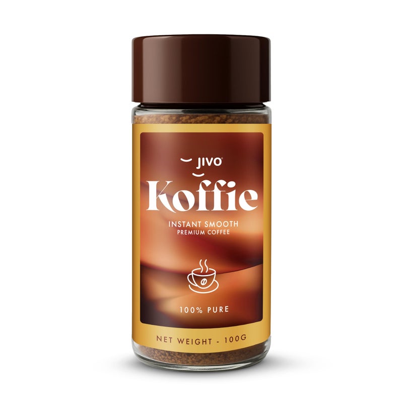 Jivo KOFFIE | Instant Smooth Premium Coffee |100gm (Pack of 1) - Image 1