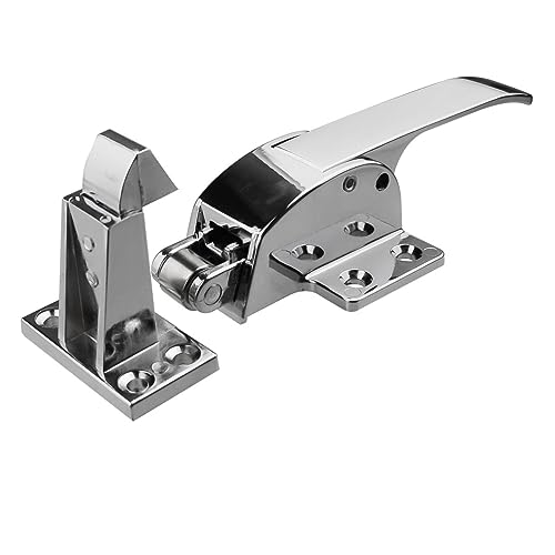 Xnrtop Adjustable Latch Spring Loaded Walk in Freezer Cooler Door Handle Grip - Image 1