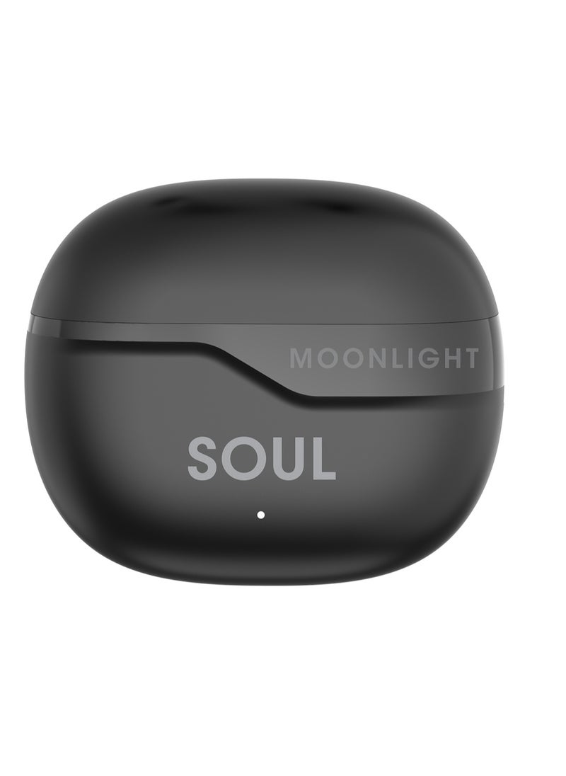 Xcell Xcell Soul16 True Wireless Earbuds | Bluetooth 5.3, Deep Bass, Smart Touch Controls | 12H Playtime + 100H Standby | TWS with Mic for iOS/Android/Huawei/Laptop | Lightweight, Noise Isolating – Black  - Image 2