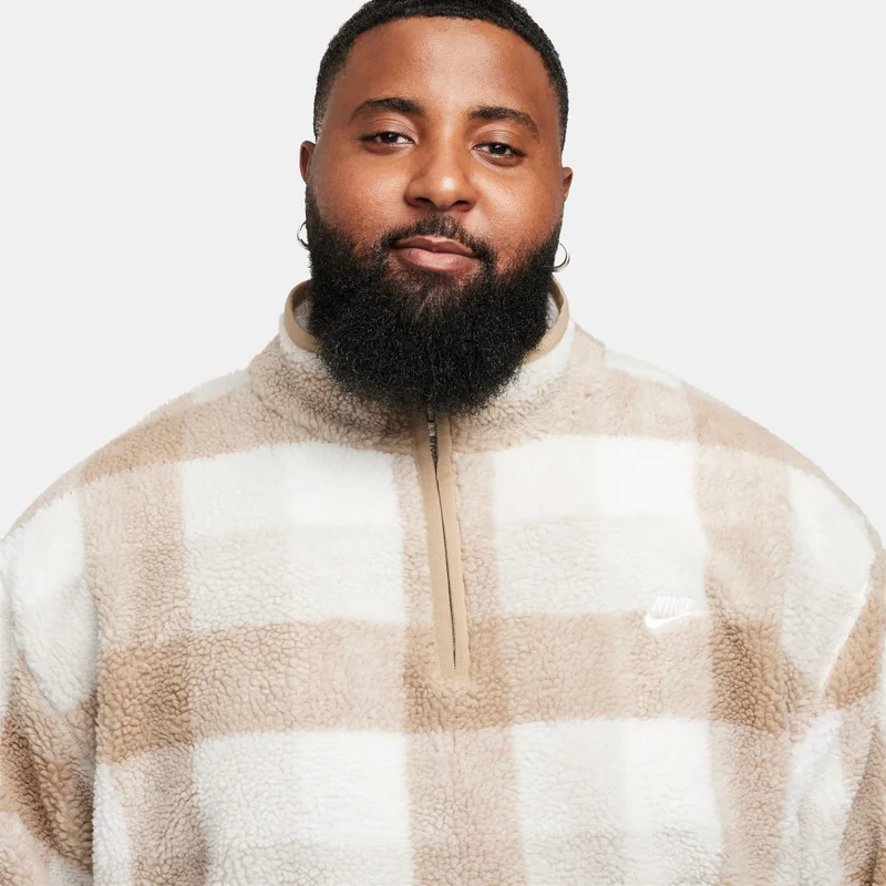 Nike Brown Men's Club Winterized Half-Zip Top for Men | Best Price UAE