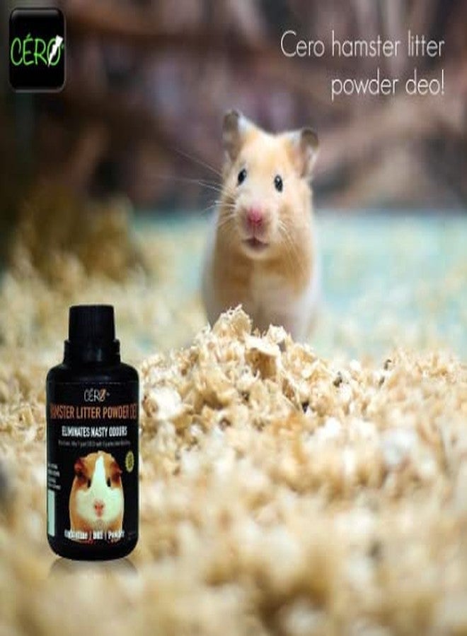 CERO 'Hamster Litter Powder DEO' to Eliminate Nasty Odours from Hamster Litter/Bedding (100g) - Image 3