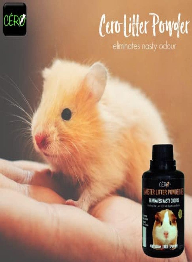 CERO 'Hamster Litter Powder DEO' to Eliminate Nasty Odours from Hamster Litter/Bedding (100g) - Image 2