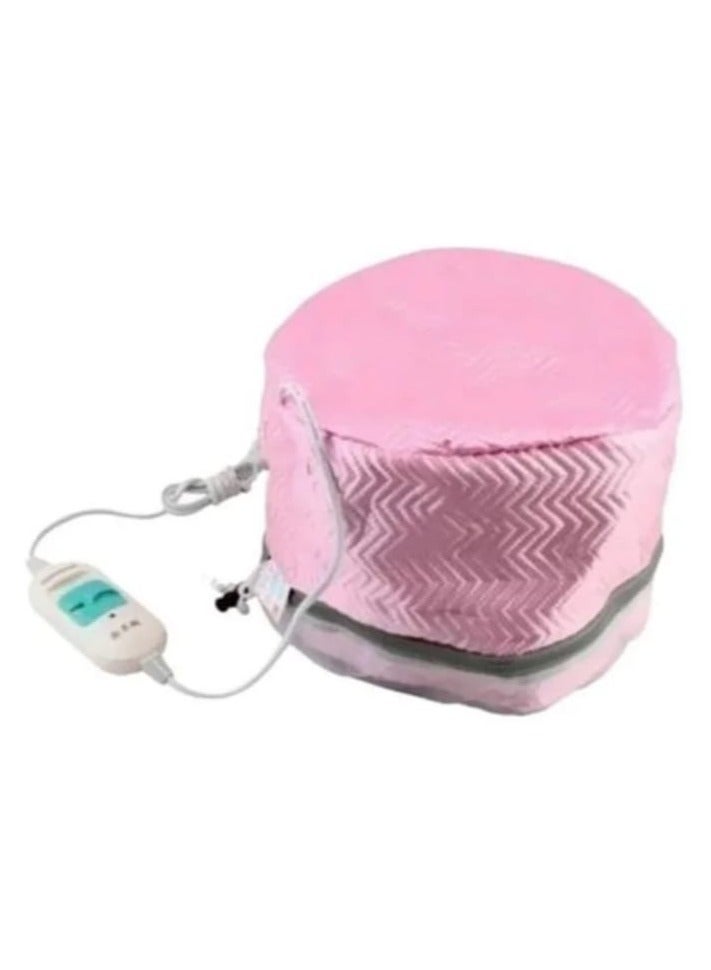 Electric Thermal Hair Steaming Cap Pink - Image 1