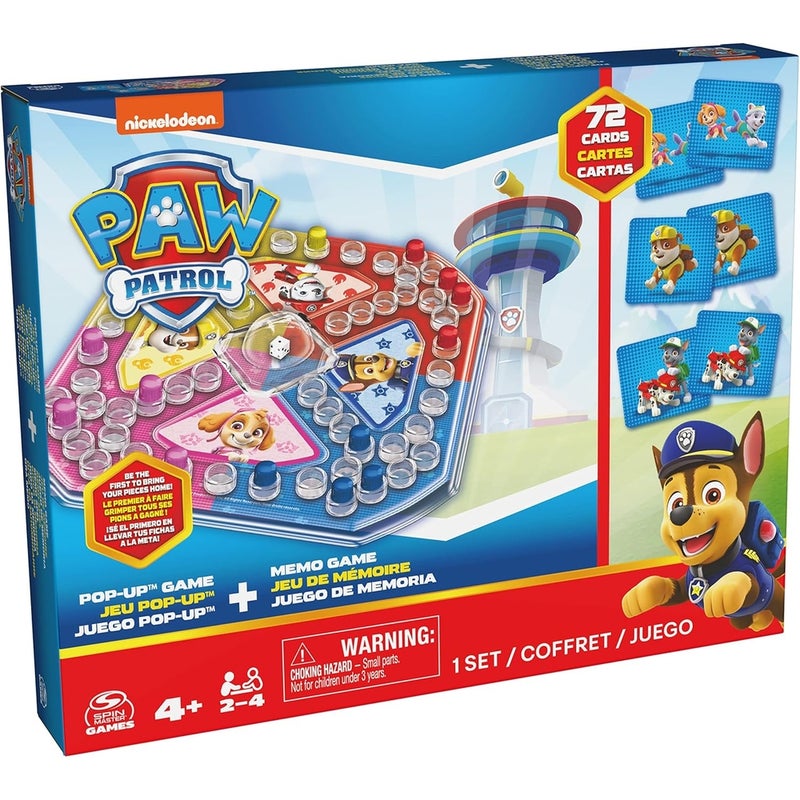 Spin Master - Paw Patrol Memory and Pop-Up Board Game - 6066833 - Image 4
