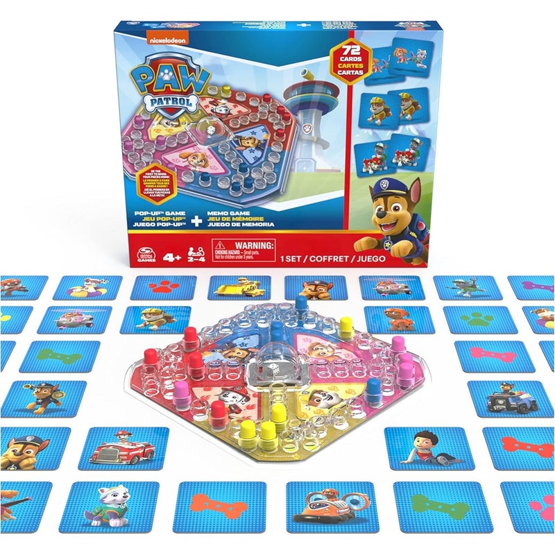 Spin Master - Paw Patrol Memory and Pop-Up Board Game - 6066833 - Image 2