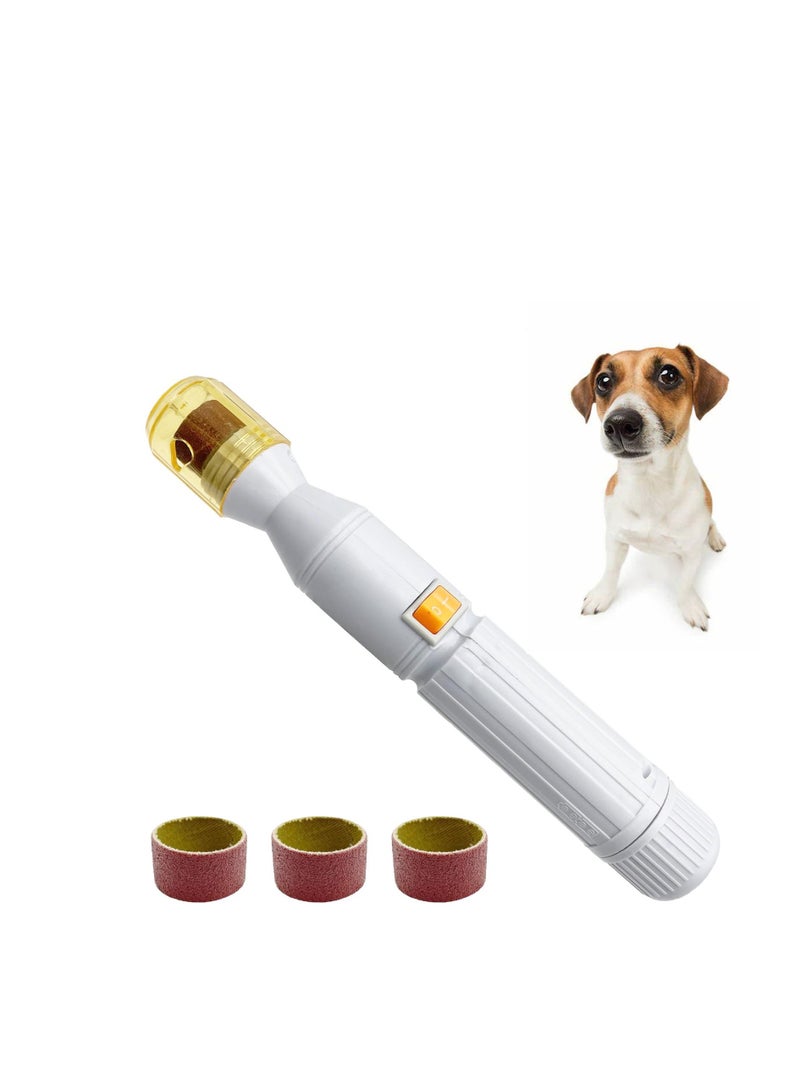 Generic Pet Dog Nail Grinder, Upgraded Electric Pet Grooming Tool Kit, Quiet and Low-Vibration Dog Nail Trimmers, USB Rechargeable Pet Nail Clippers for Small Large Cats Dogs Breed Nails - Image 1
