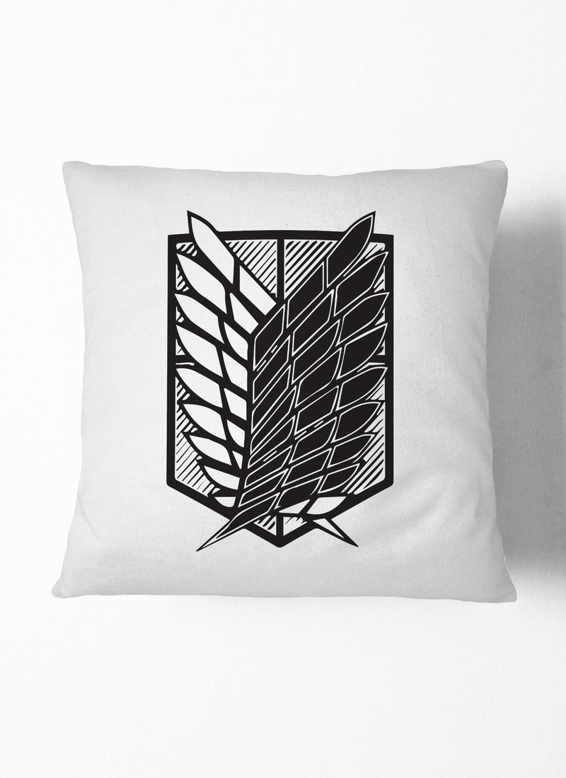 LOUD UNIVERSE Attack on Titan Jar Attack on Titan Couch Cushion Explorer Flag Decorative Cushion Titan Attack Sigil Emblem Logo Design-Manga Comic Style - Image 1