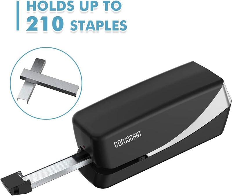 coruscant Electric Stapler, Automatic Stapler, Heavy Duty，25 Sheet, Store 210 Staples，Including 2000 Staples,and 1 Staple Remover, Electric Desktop AC or Battery Powered for Home/Office Use - Image 5