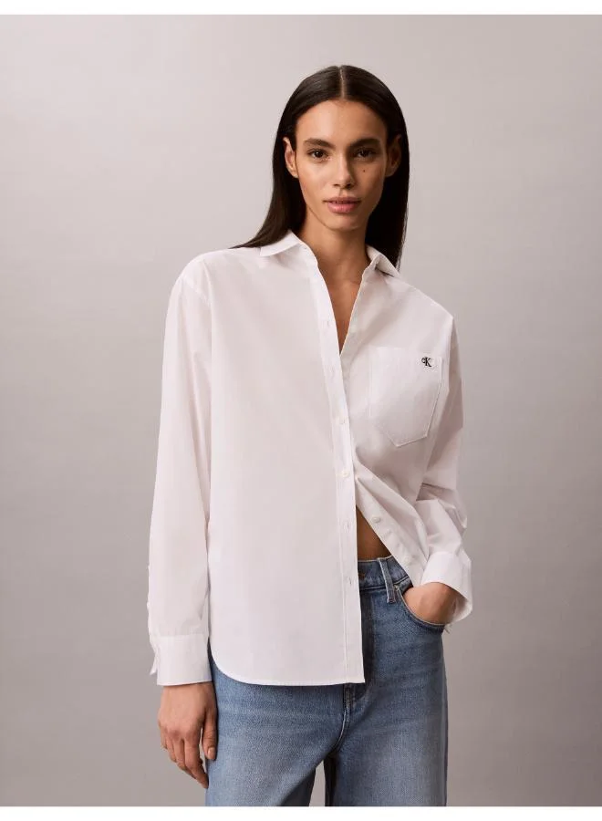 Calvin Klein Jeans Cotton Poplin Relaxed Shirt