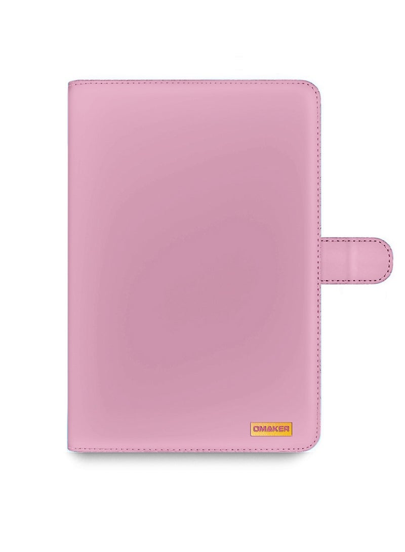 OMAKER Premium Quality Leather Smart Flip Case Full Protective Cover With Magnetic Stand For Xiaomi Redmi Pad SE 11 Inch 2023 – Light Pink - Image 2