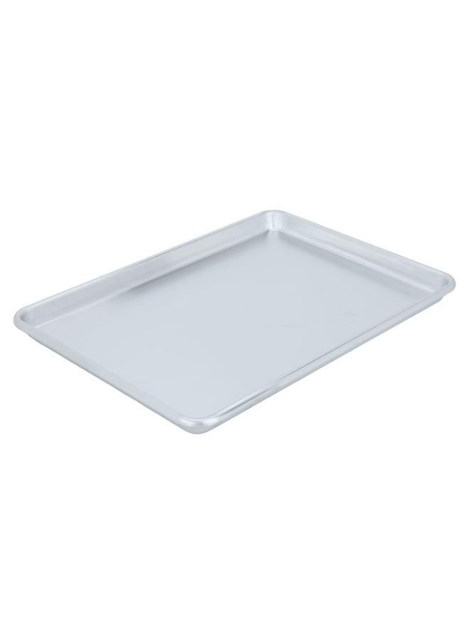 السيف  قالب كيك من الألومنيوم مستطيل الشكل مقاس 13 × 18 × 1 بوصة باللون الفضي - Image 2