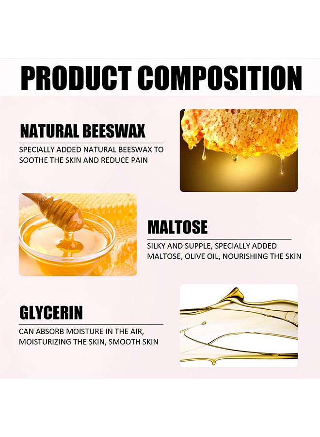 إيلهو موس إزالة الشعر بشمع العسل ، رذاذ إزالة الشعر موس عالي الجودة ، شمع العسل اللطيف لإزالة الشعر بخاخ إزالة الشعر المرطب للنساء - Image 3