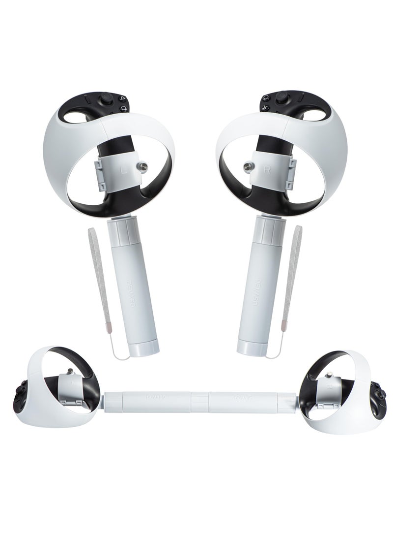 KASTWAVE Handle Attachments for PS VR2 Controller Accessories, for Meta Quest 2 Controller Accessories, Vr Gorilla Tag Long Arms Beat Saber Extension Grip, VR Handle Accessories - Image 1