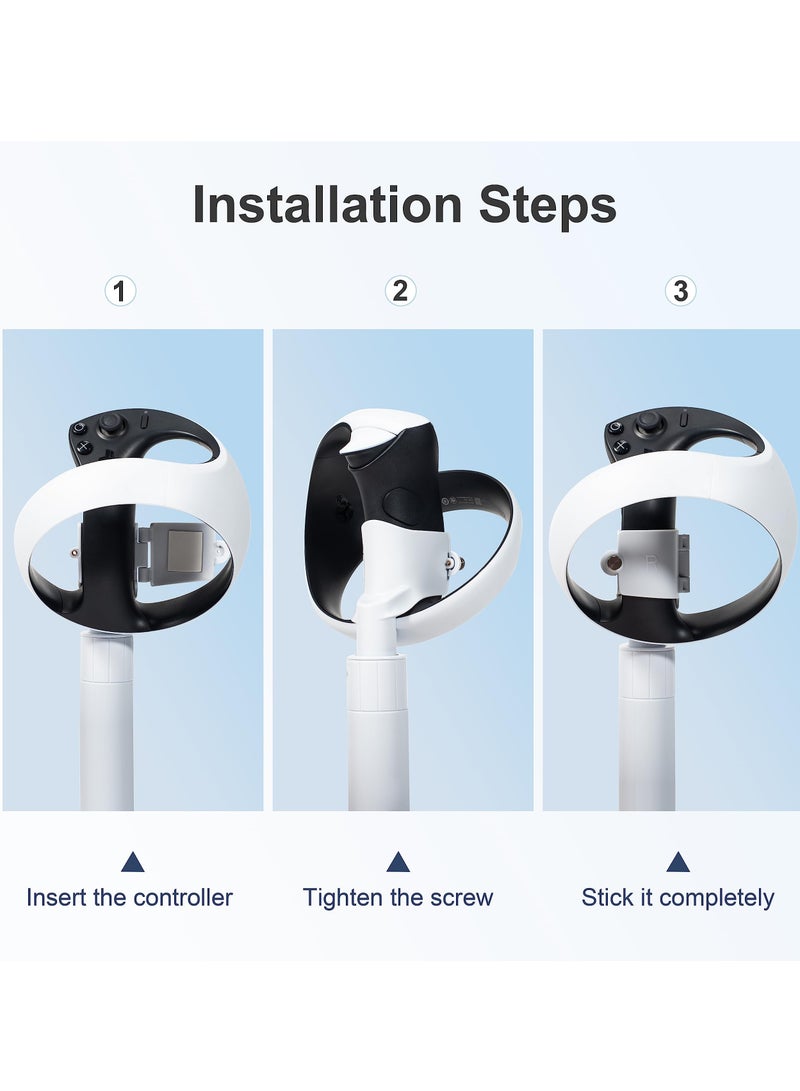 KASTWAVE Handle Attachments for PS VR2 Controller Accessories, for Meta Quest 2 Controller Accessories, Vr Gorilla Tag Long Arms Beat Saber Extension Grip, VR Handle Accessories - Image 3