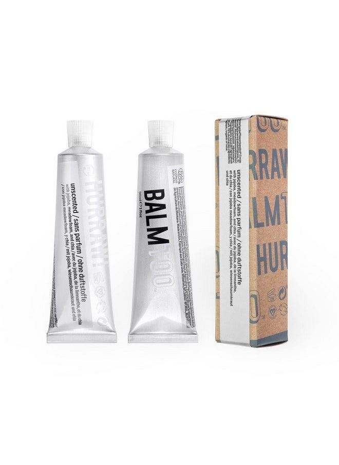 Hurraw! Balmtoo Squeezable Balm Unscented: Thick And Ultramoisturizing For Anywhere Application. Body Face Lips Neck Fingers Toes. 1 Tube = 7 Sticks Of Lip Balm. Natural Organic. Made In Usa  - Image 1