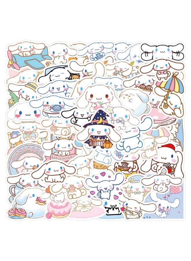 NIBEMINENT 60 Pcs Cartoon Cinnamon Dog Deco Kit Waterproof Stickers, High Definition Printing Bright Colors, Suitable for Laptop Skateboard Luggage Water Bottle Guitar DIY - Image 2