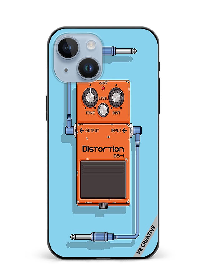 VR CREATIVE Protective Case Cover For Apple iPhone 15 Plus Ds1 Boss Pedal Effect For Guitar_ Design Multicolour - Image 1