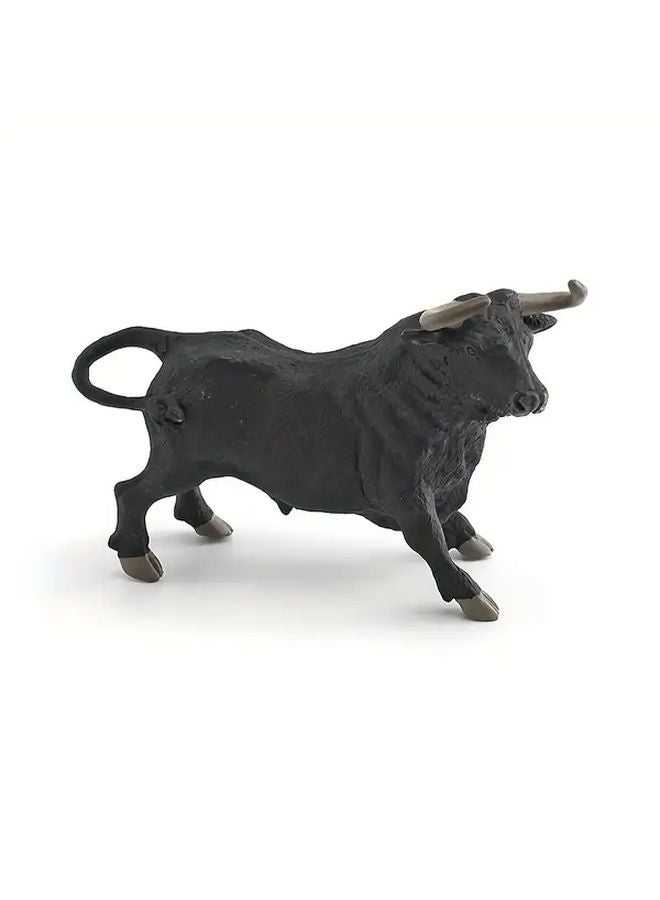 Model 3015 Spanish Bullfighting PVC Bull Figurine Desktop Toy Animal Model Educational - Image 1