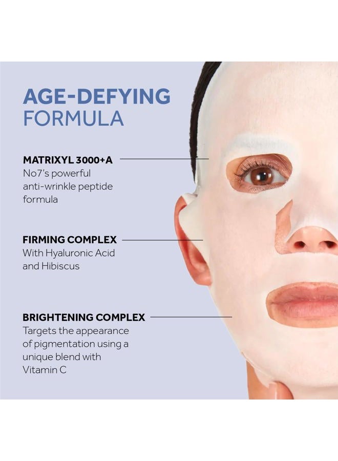 No7 Lift & Luminate Triple Action Serum Boost Sheet Mask - .73oz Triple Action Serum - Image 3