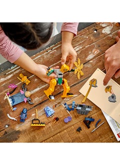 LEGO 71804 نينجا جو آريّن ميك معركة، مجموعة ألعاب نينجا للأطفال مع شخصية آريّن الصغيرة وإكسسوار سيف كاتانا، فكرة هدية للأولاد والبنات بعمر 4 سنوات وما فوق (104 قطع)  - Image 4