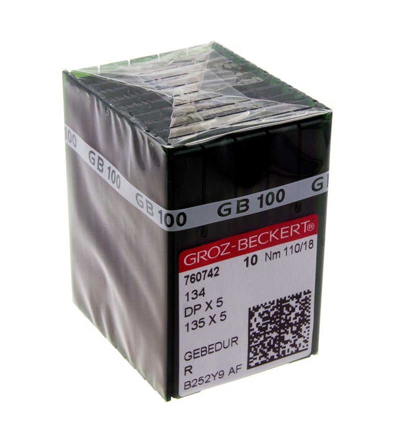 GrozBeckert 100 GROZ-BECKERT GEBEDUR 134 / 135X5 Titanium Quilting Machine Needles ( 4.0 (110/16)) - Image 1