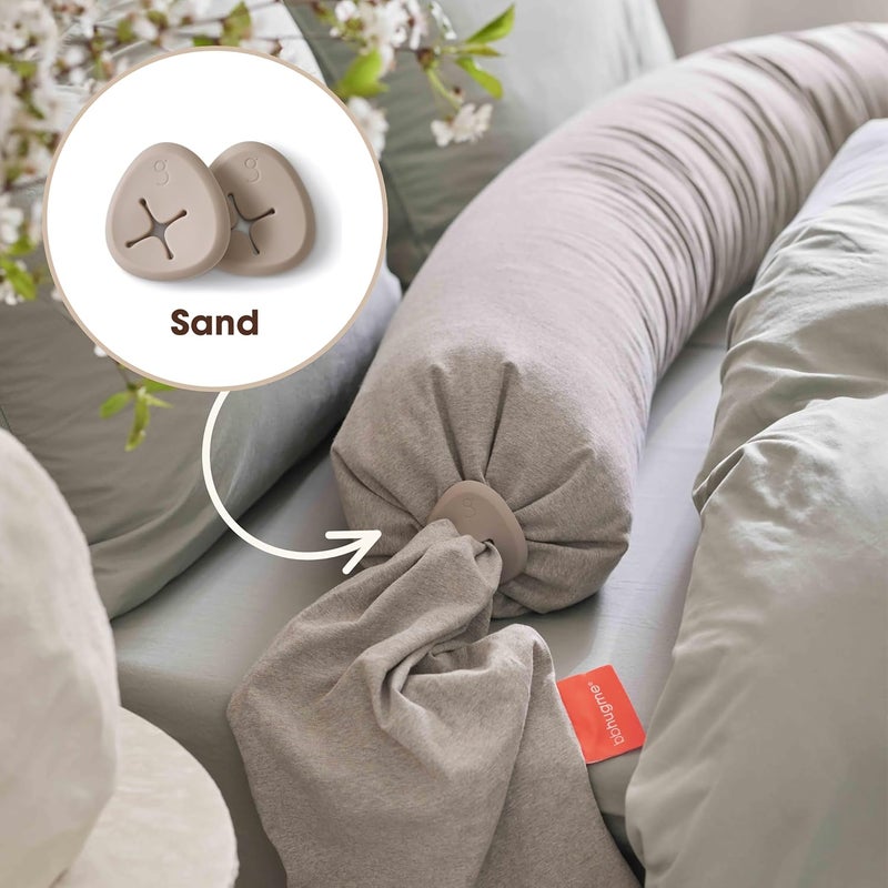 bbhugme Extra Replacement 100 BPAFree Silicone Pebbles for Pregnancy or Nursing Pillow Sand - Image 5