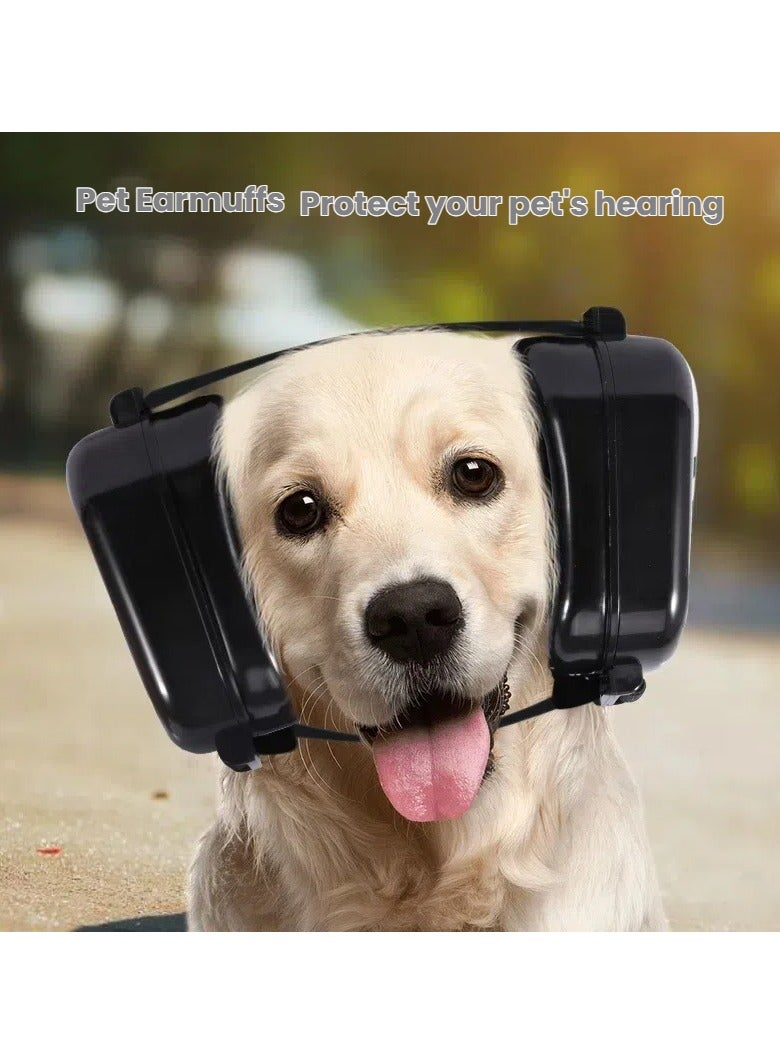 عام أغطية آذان كلب أليف مضادة للضوضاء مناسبة للكلاب متوسط الحجم، ذات حماية شفاه مريحة وتقوم باستغلال الضوضاء. - Image 1
