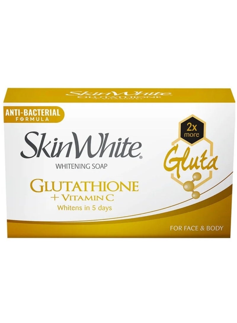 سكين وايت صابون الجلوتاثيون + فيتامين سي 90 جم