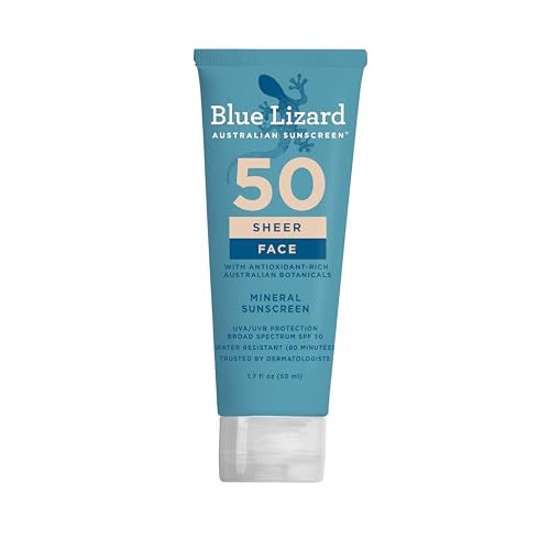 BLUE LIZARD Sheer Face Lotion  SPF 50 17 Oz - Image 1