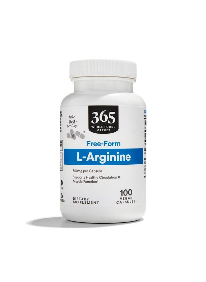 Whole Foods Market, L Arginine 500Mg 100 Veggie Caps - pzsku/Z07B34588073B2540F275Z/45/_/1739863604/59fd4383-0512-426f-8cb6-150189a8f49f